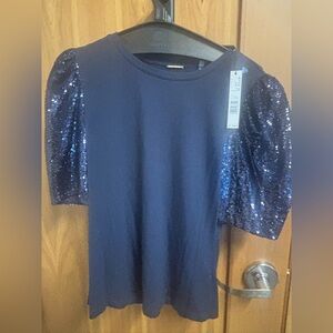 Elie Tahari Sequin Shirt